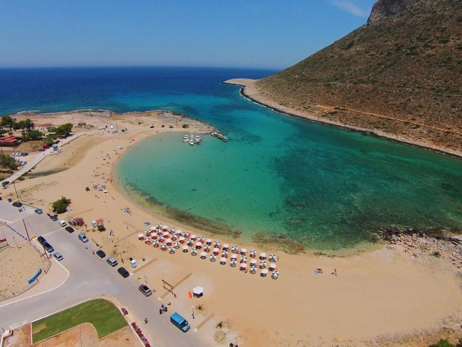 Theros Beach House Villa Stavrós Екстериор снимка